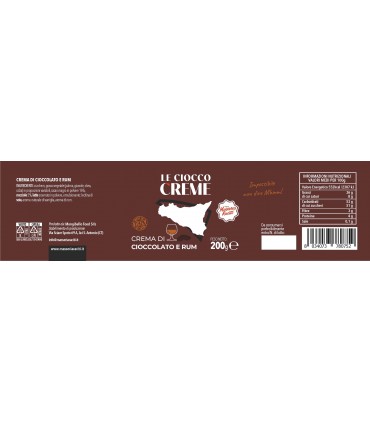 Ciocco Crema - Cioccolato e Rum